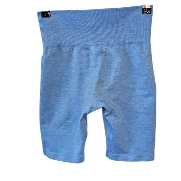 Oner Active Womens Athletic Shorts, Blue, Ribbed Waistband, Size Small - Picture 5 of 8